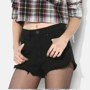 BDG Super High Rise Dolphin Black Shorts